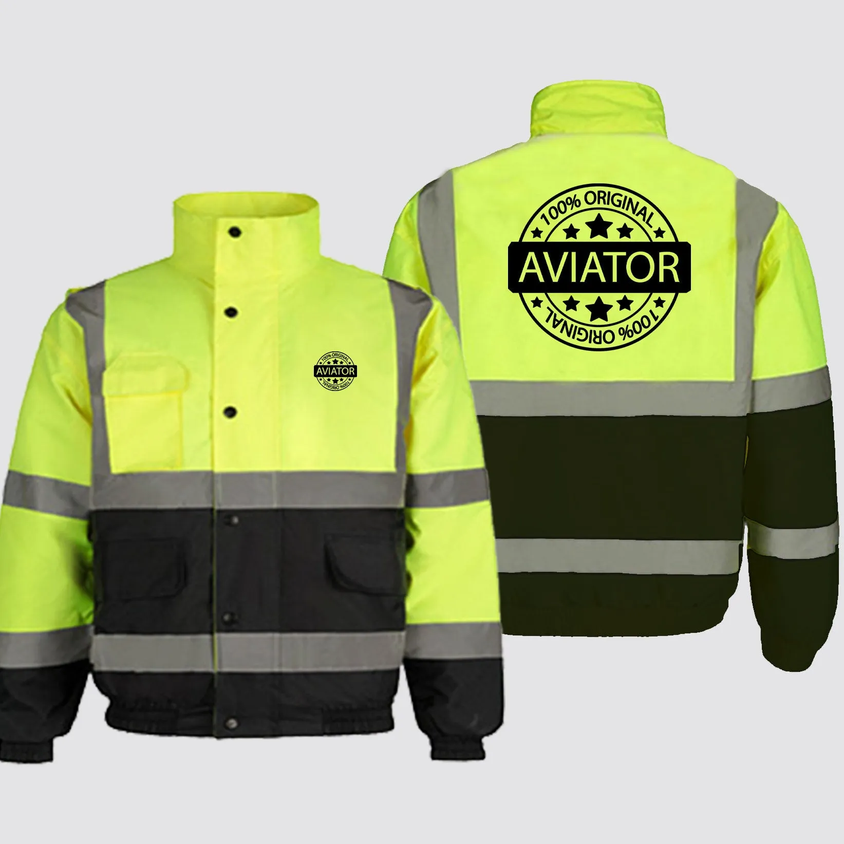 100 Original Aviator Designed Reflective Winter Jackets