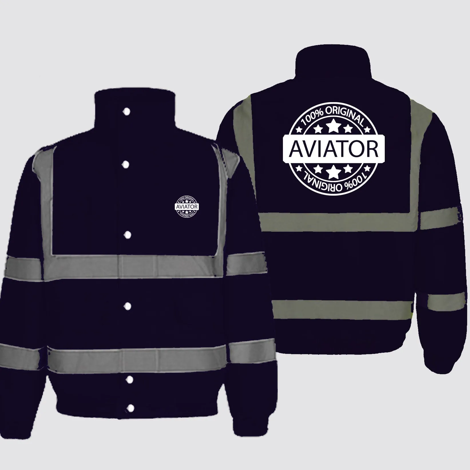 100 Original Aviator Designed Reflective Winter Jackets