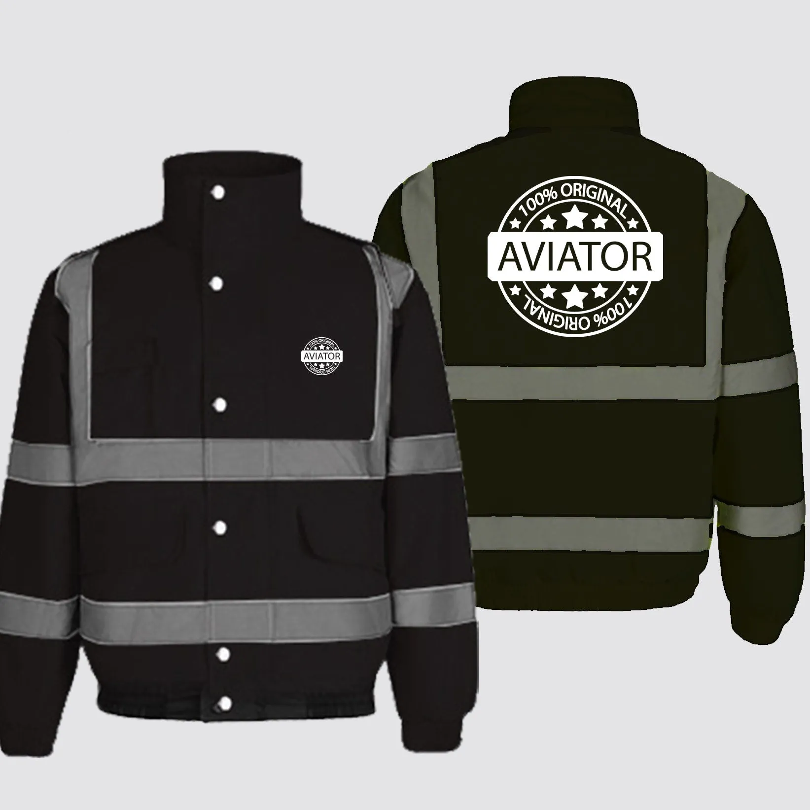 100 Original Aviator Designed Reflective Winter Jackets