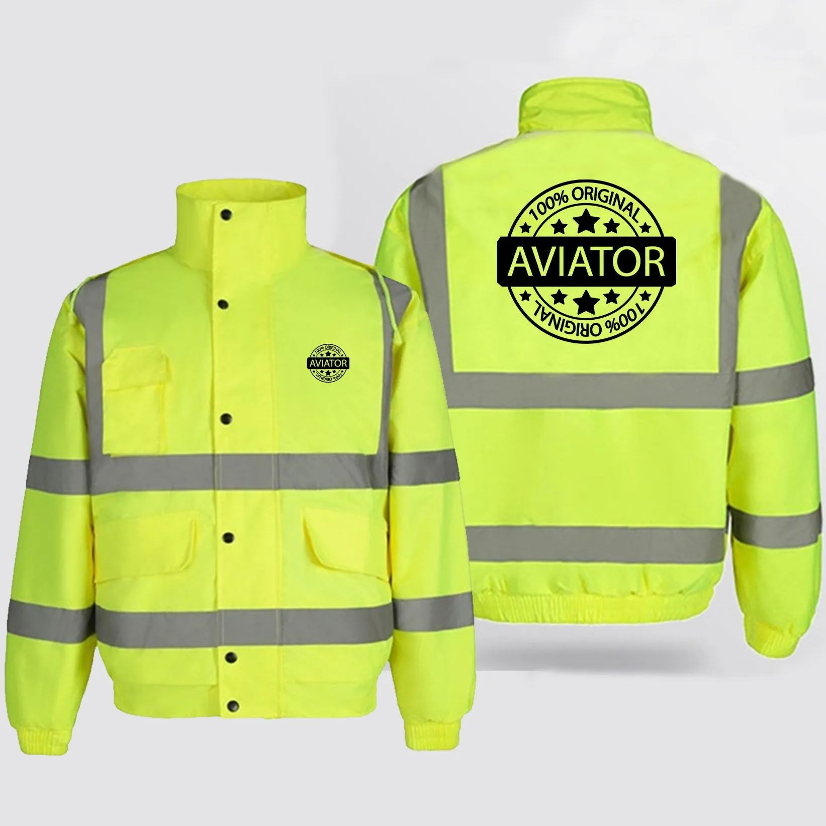 100 Original Aviator Designed Reflective Winter Jackets