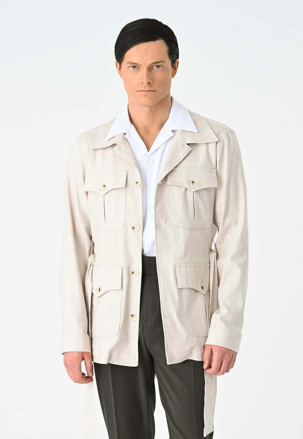 Antioch trench coat, beige