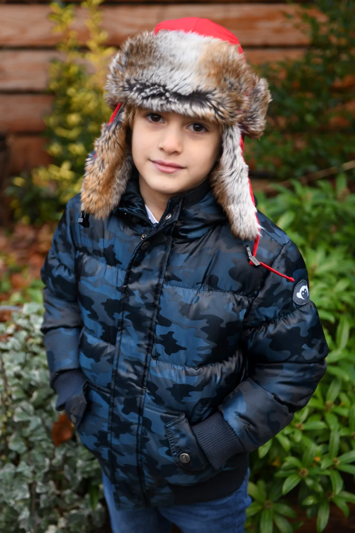 Appaman Stargazer Camo Puffy Baby Boys Coat