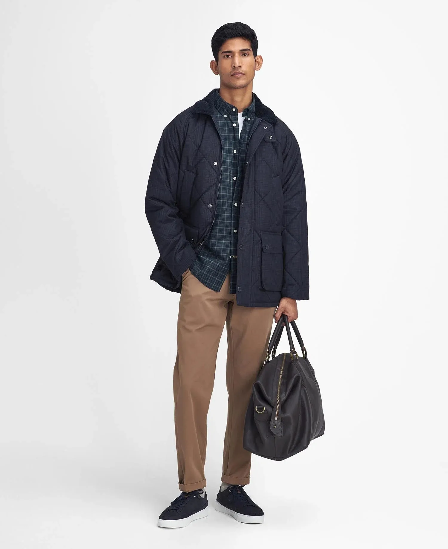 Barbour - Winter Bedale Quilted Jacket, Navy