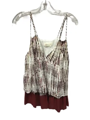 Beige Top Sleeveless By Anthropologie, Size: S