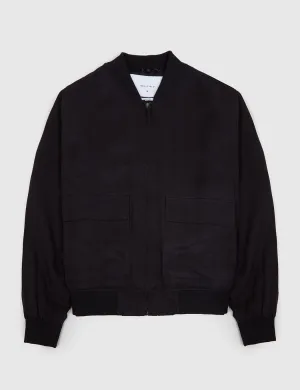 Bellfield Cres Tailored Bomber - Black