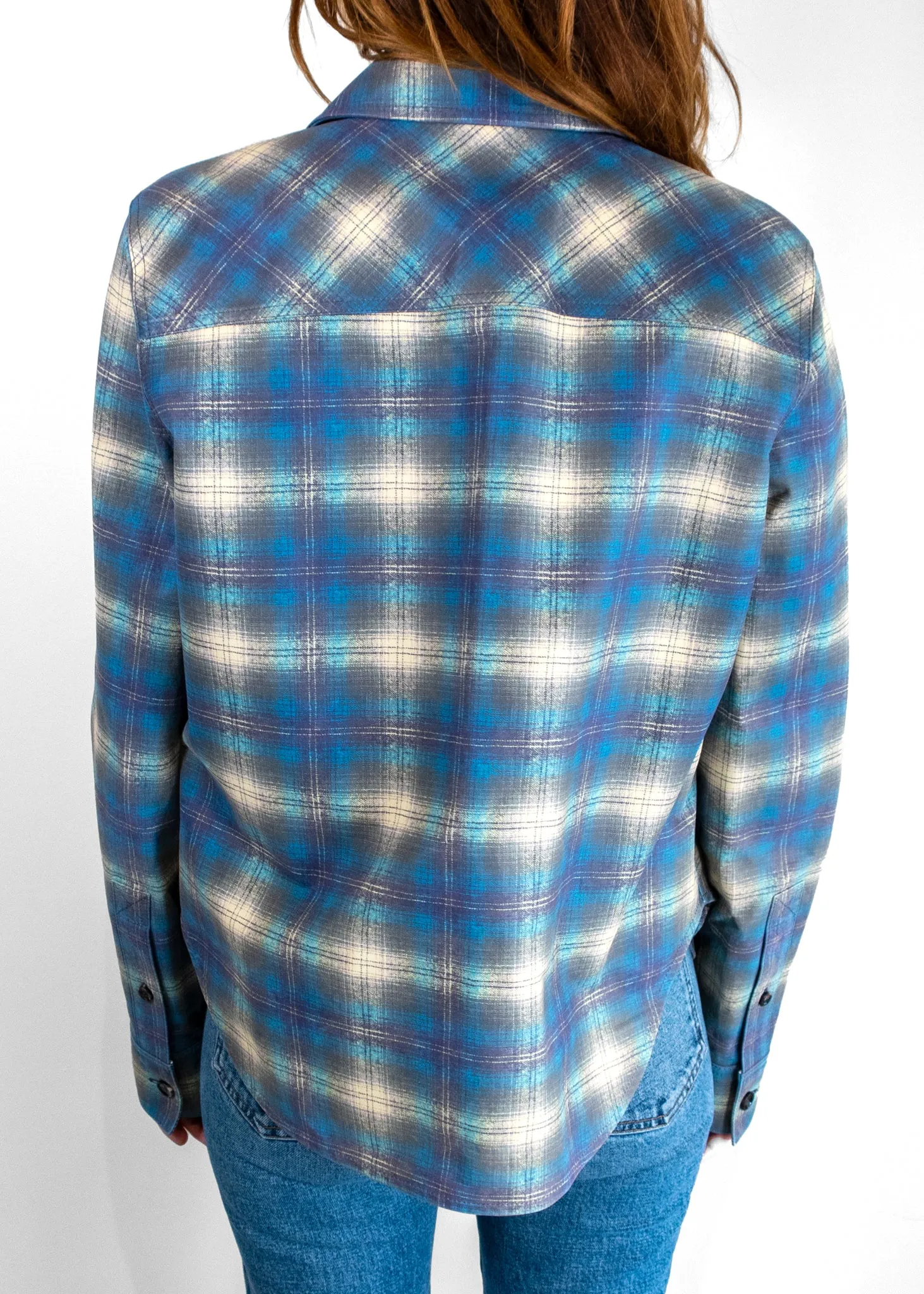 Bottega Veneta Flannel Printed Leather Shirt