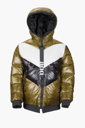 Boys Down Jacket ADD Down Racer - Mango (Size 12 left)