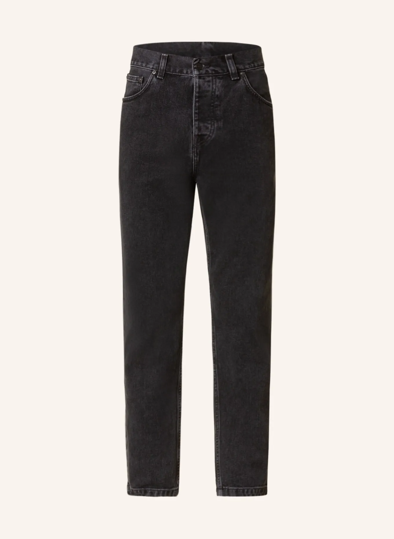 Carhartt WIP NEWEL Relaxed Tapered Fit Jeans, Black