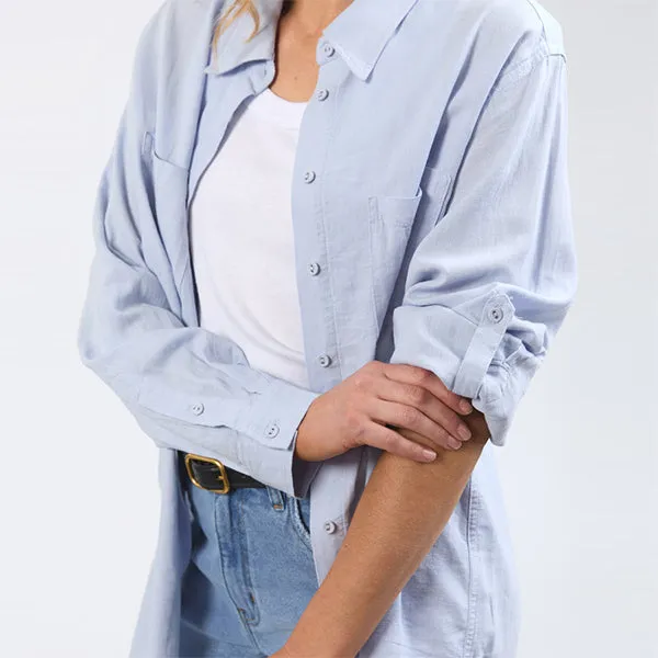 Carrie Shirt - Subdued Blue