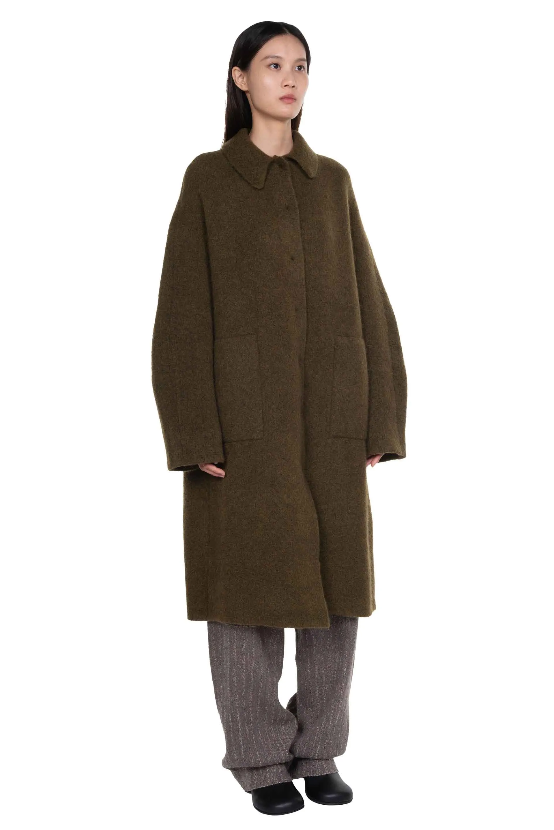 Optimized Olive Coat with Enhanced Features