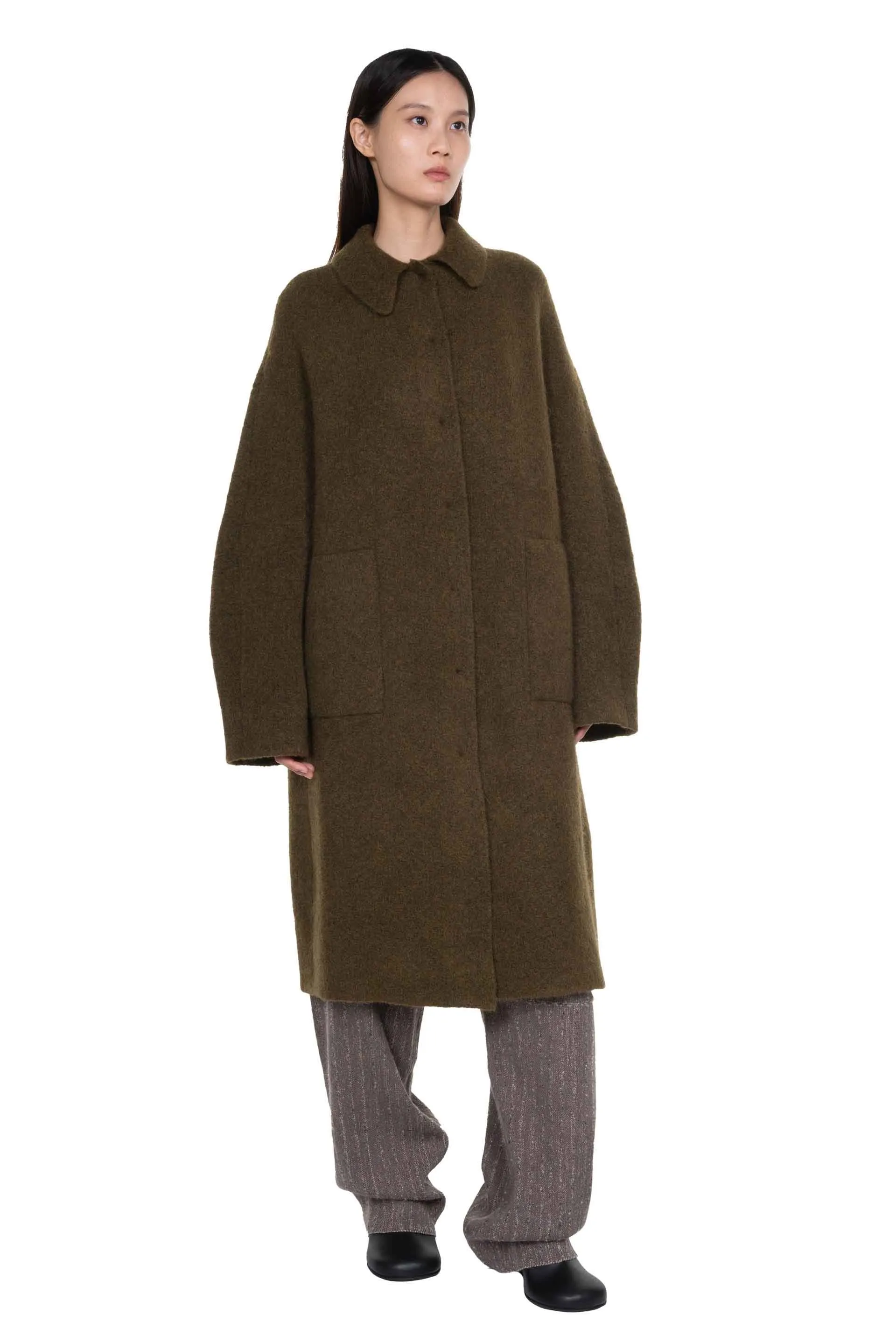 Optimized Olive Coat with Enhanced Features