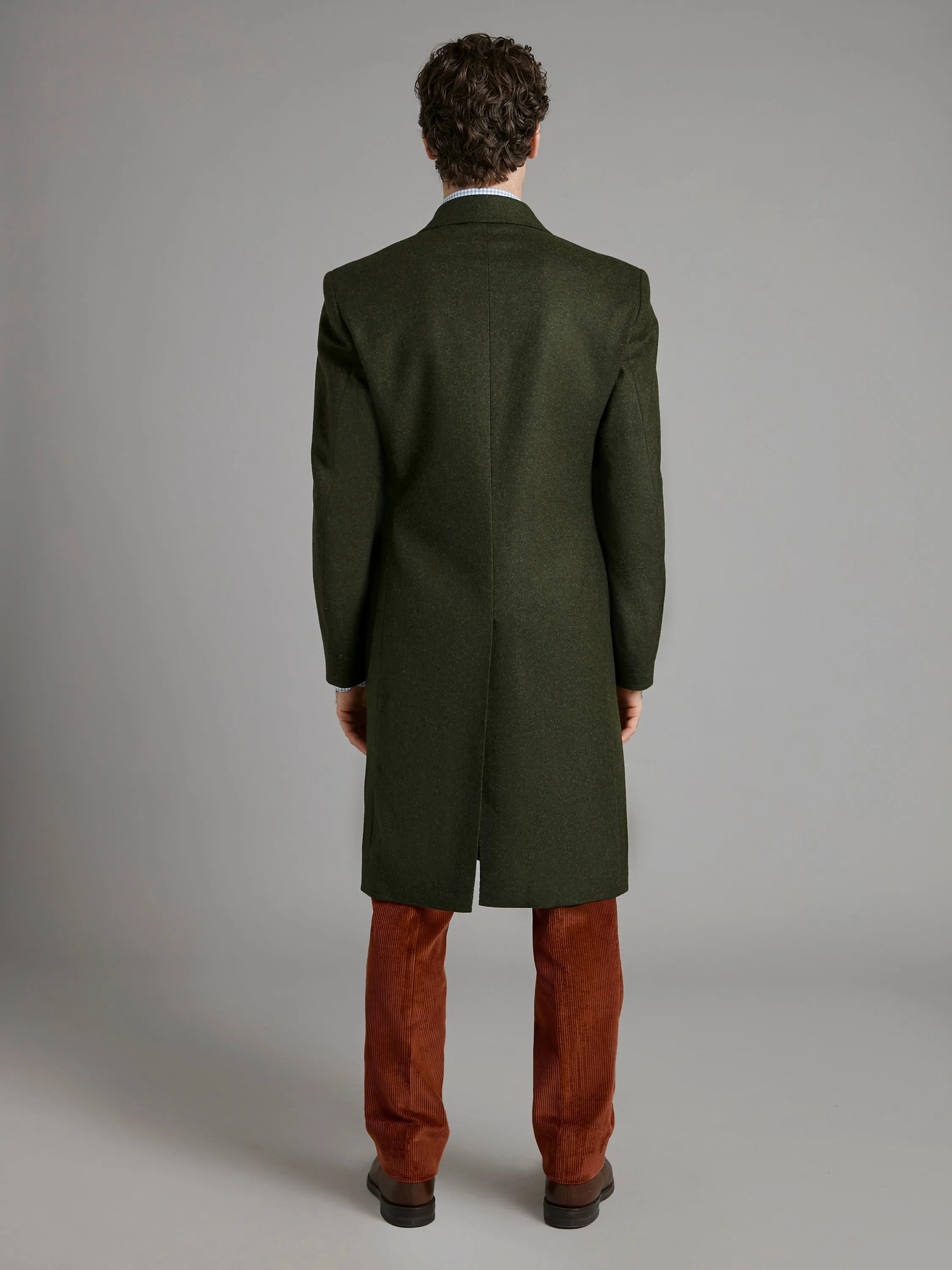 Covert Coat - Green Loden