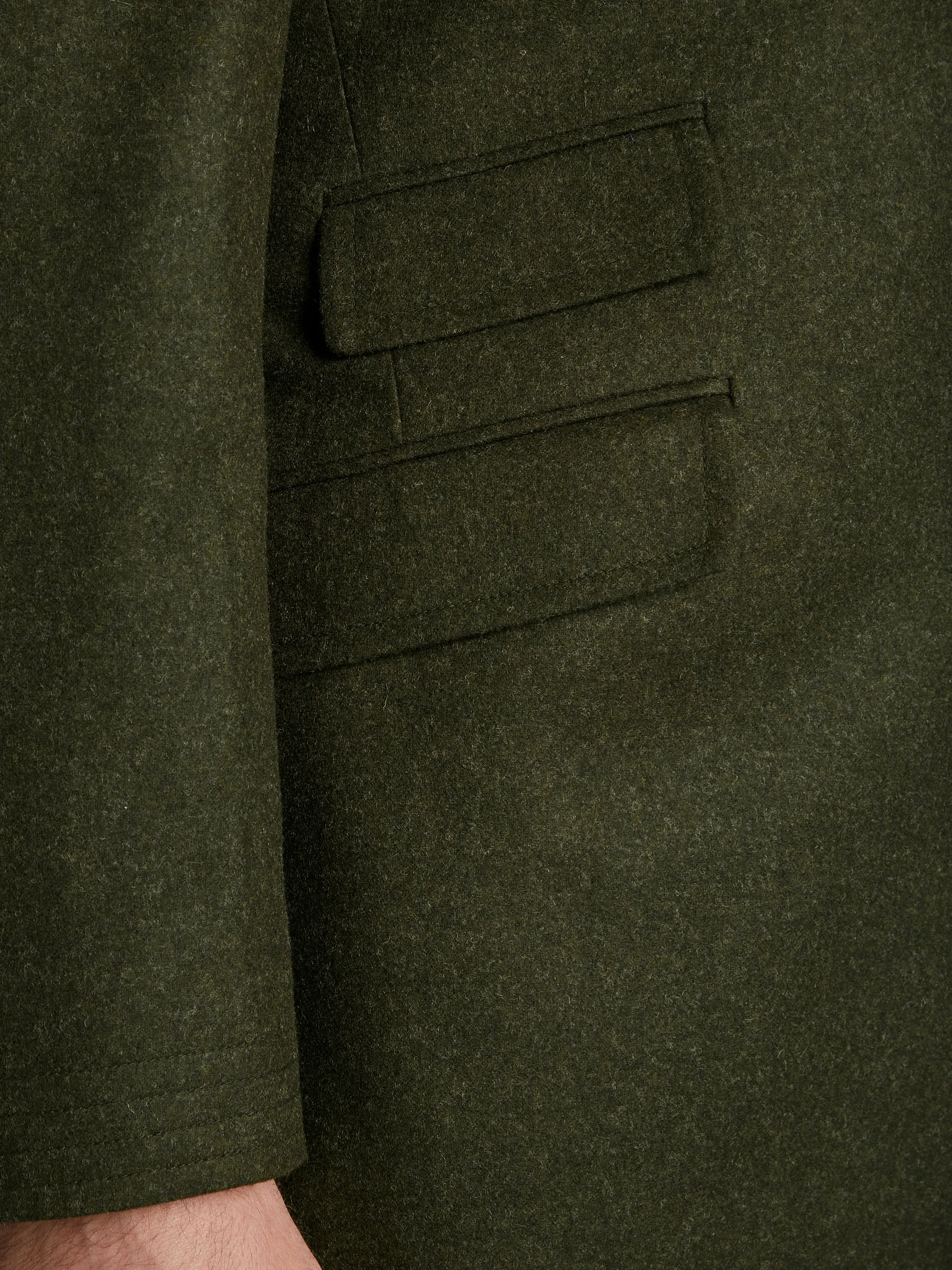 Covert Coat - Green Loden