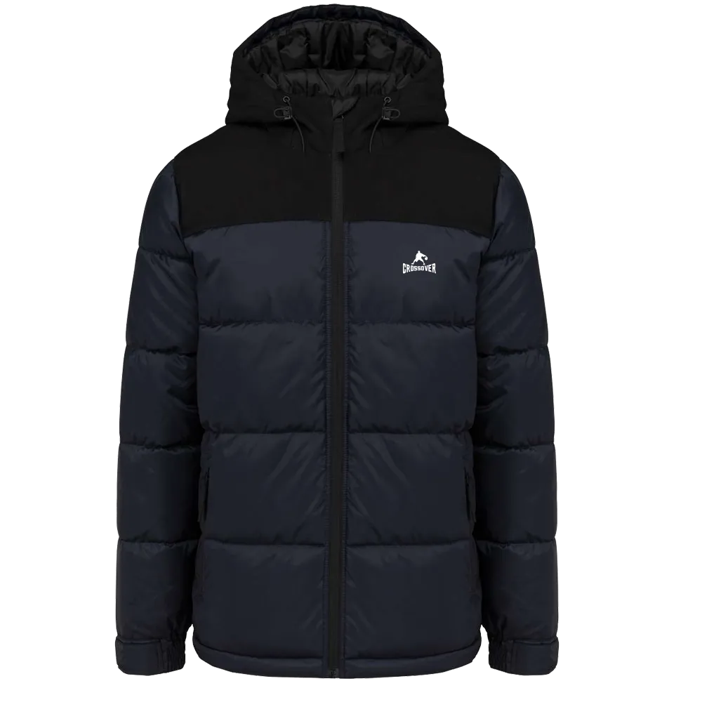 Duo Tone Padded Hooded Jacket