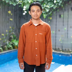 Eid Elegance - Mavrick Shirt - Terracota