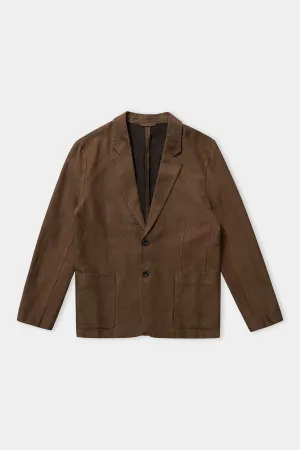 ENVER blazer winter linen camel