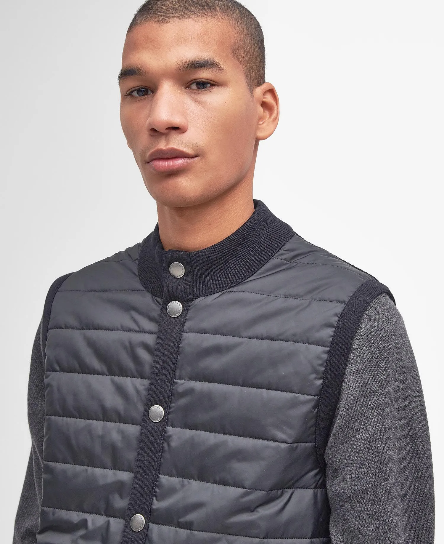 Essential Gilet in Black by Barbour