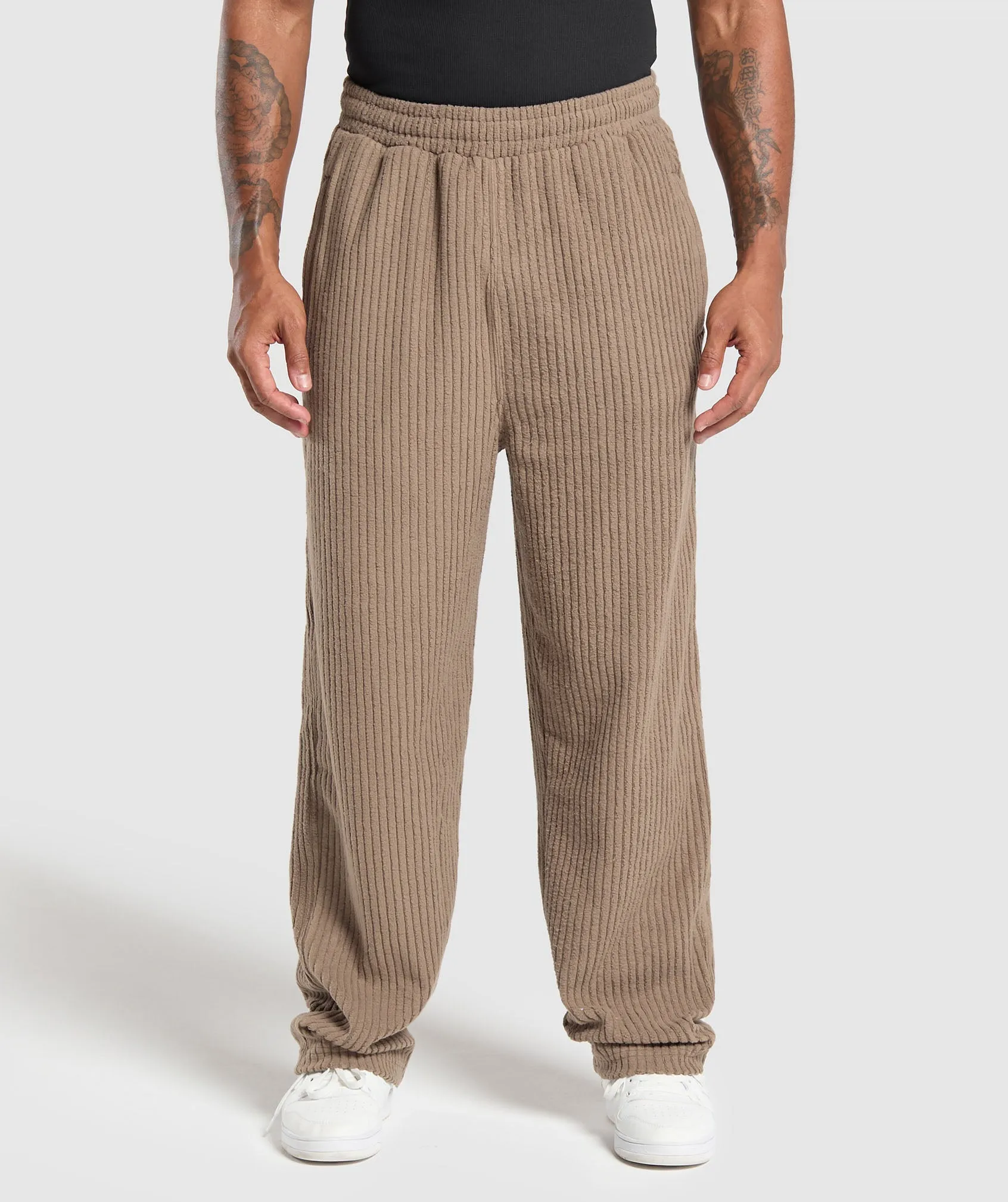 Soul Brown Gymshark Corduroy Pants for Active Lifestyle