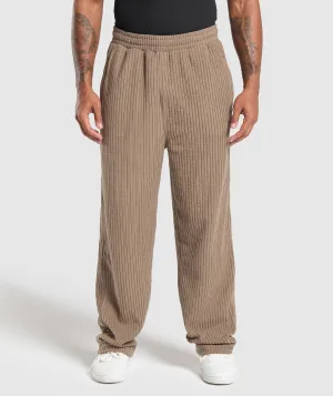 Soul Brown Gymshark Corduroy Pants for Active Lifestyle