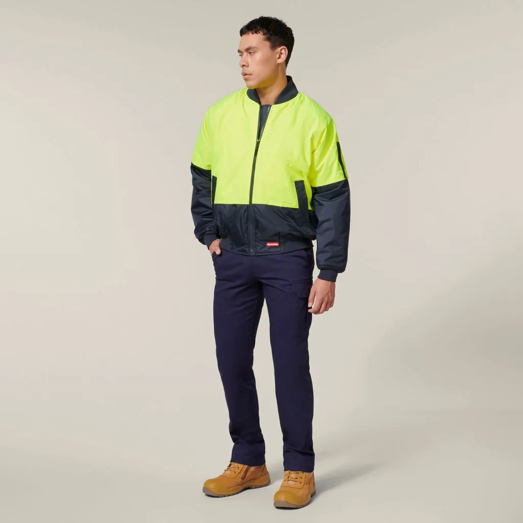 Hard Yakka Hi-Visibility 2Tone Bomber Jacket (Y06670)