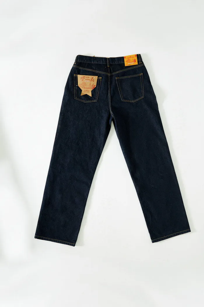 Indigo Denim Relaxed Fit Jeans