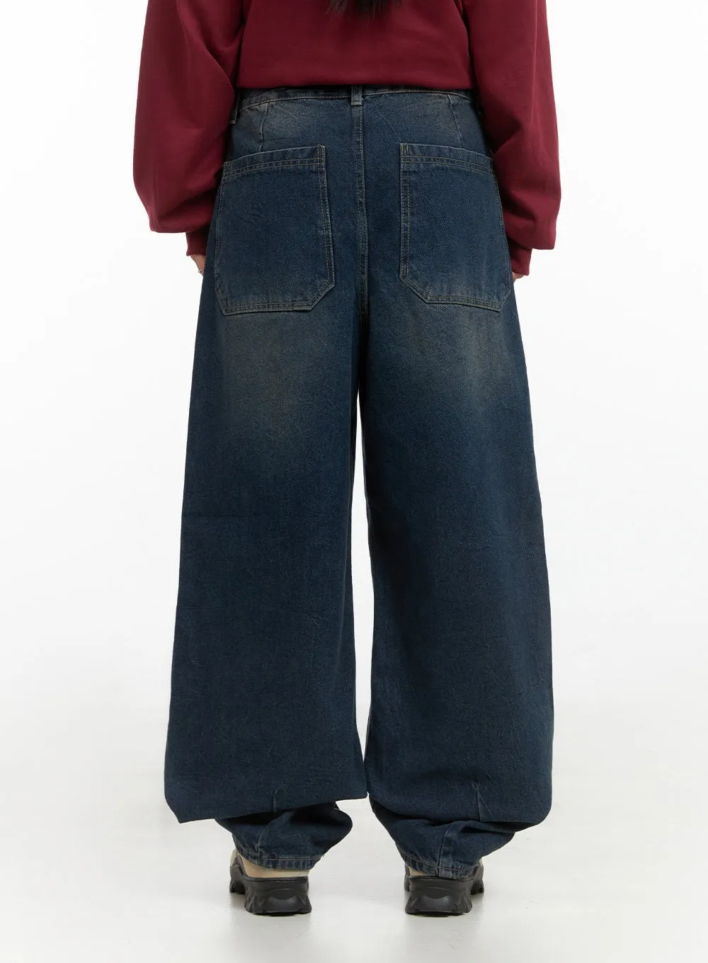 Kaia Chic High-Waisted Denim Pants IS427