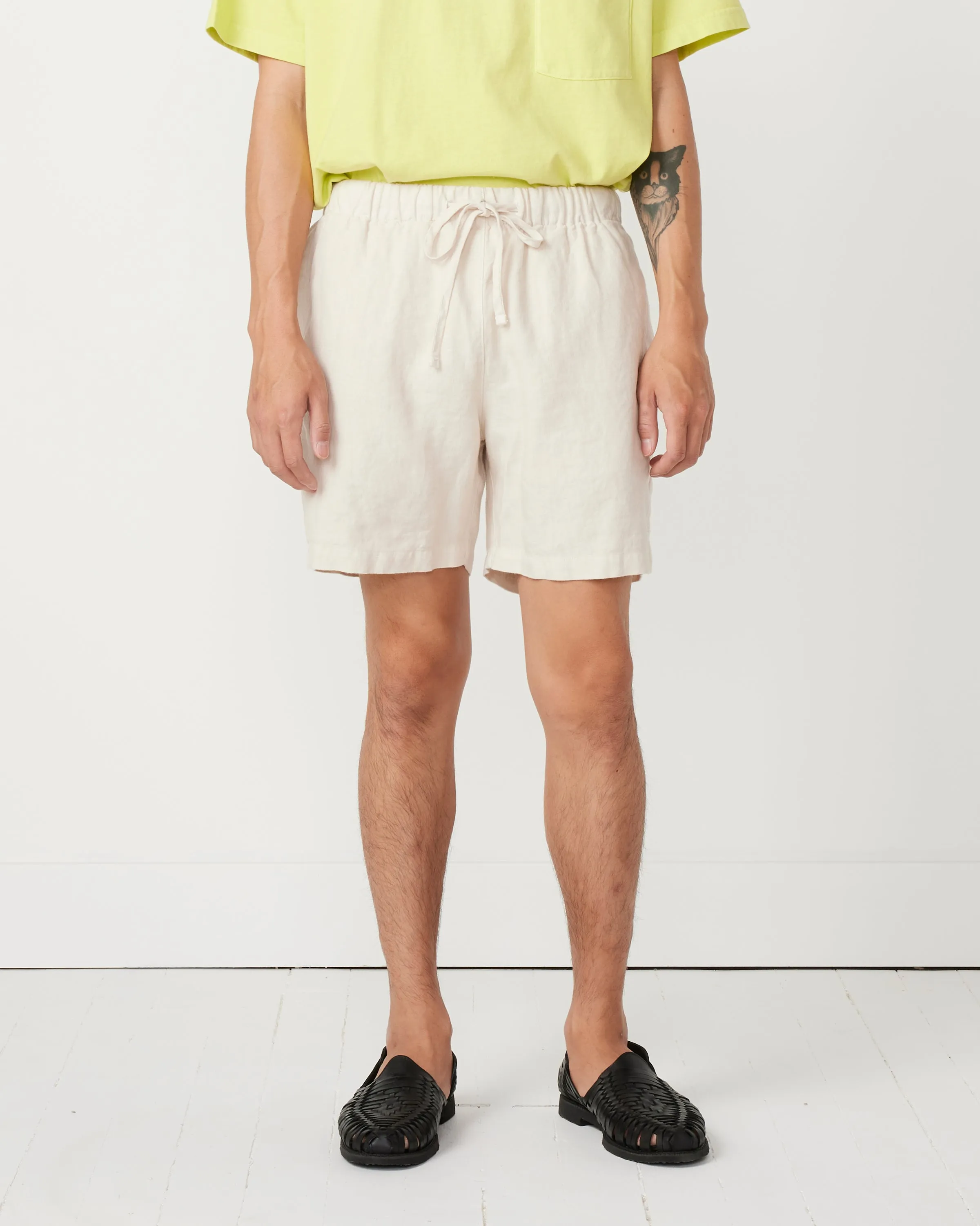 Linen Big SM Short in Sand