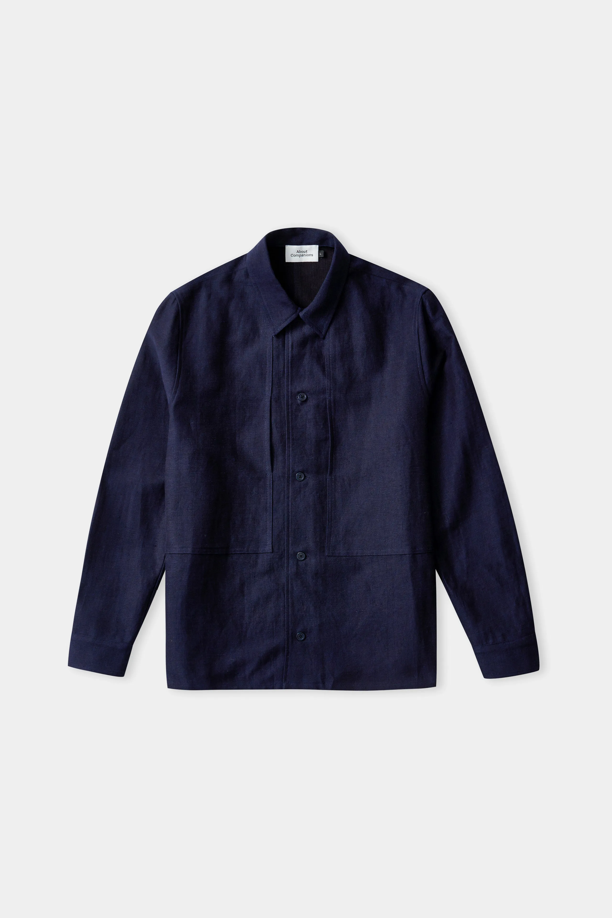 OWE overshirt winter linen navy