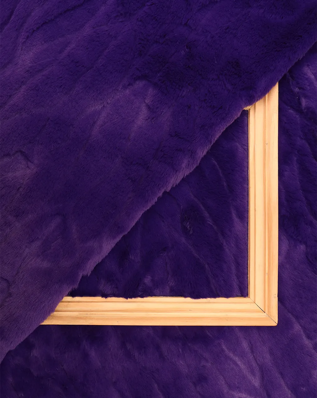 PURPLE ARTIFICIAL FUR FABRIC