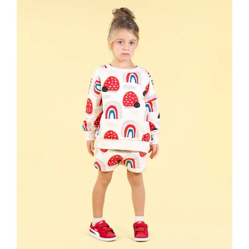 Rock Your Kid Love Bug Rainbow Short