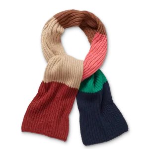 Sproet & Sprout Scarf | Colorblock nougat