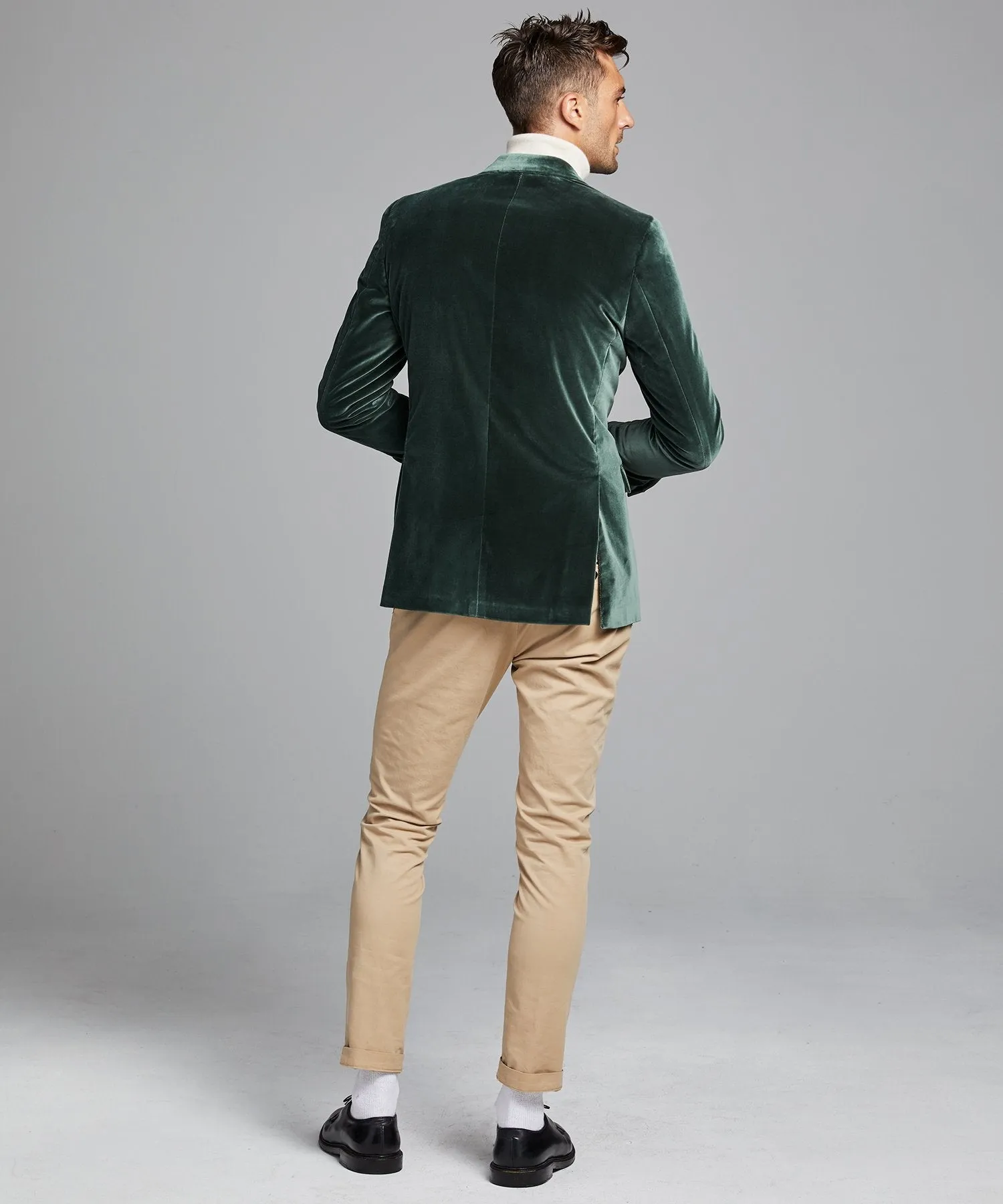 Sutton Velvet Sport Coat in Dark Green