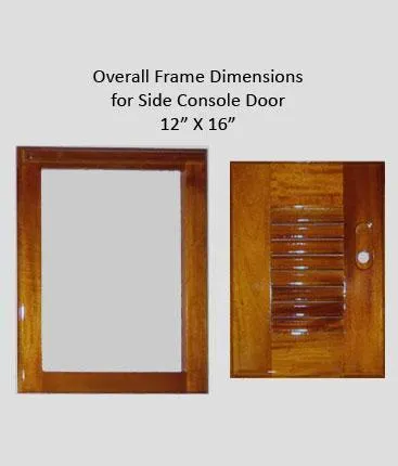 Teak Louvered Door (Small)