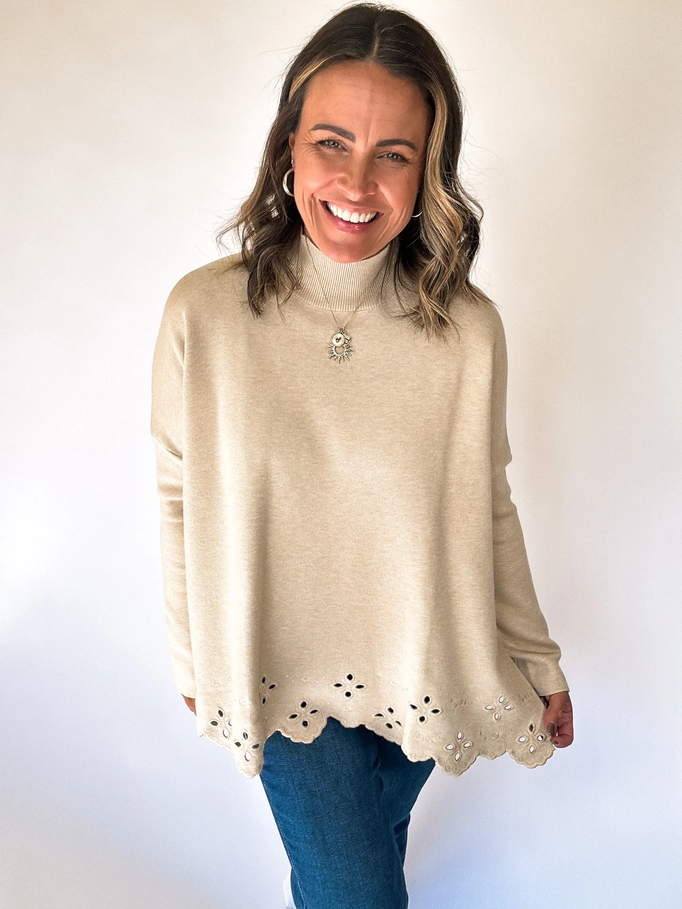 The Timeless Scalloped Sweater