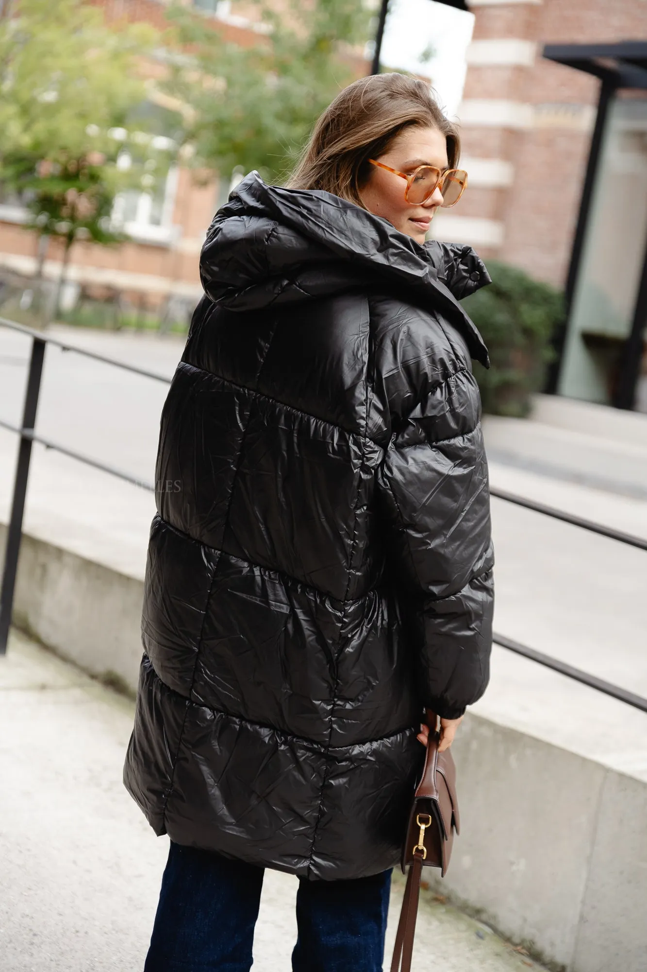 Tiffany puffer coat black