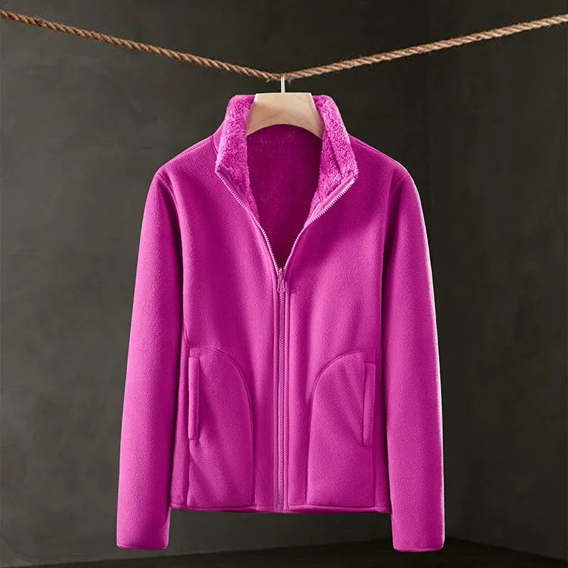 Women's Outdoor Double-Sided Warm Coat.