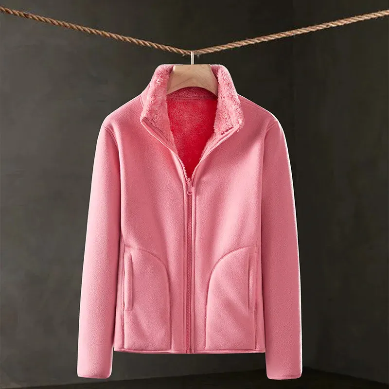 Women's Outdoor Double-Sided Warm Coat.